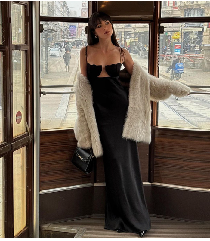 Halter Back Hollow Long Skirt Image 2