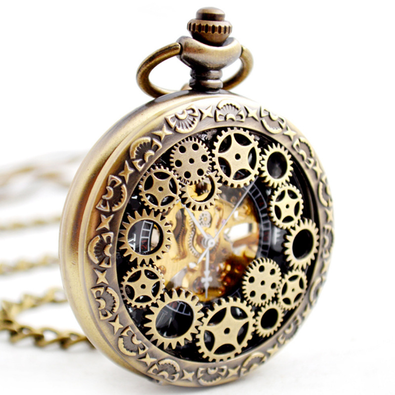 Antique Mechanical Pocket Watch Image 5
