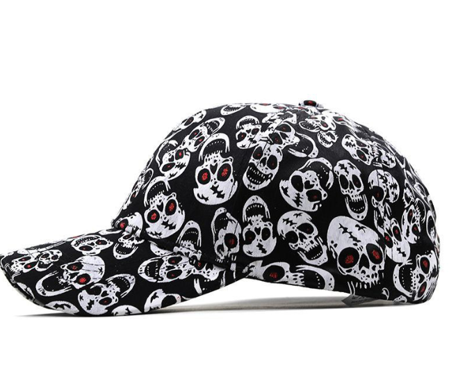 Gorra de béisbol con calavera 2