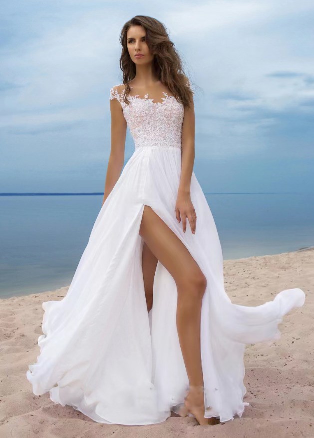 Beaded Lace Dress - Image 3