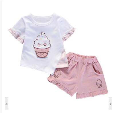 Embroidered Ruffle Set image