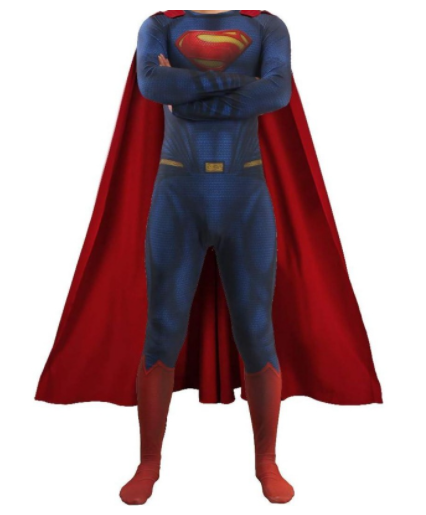 Superman Costume Back View