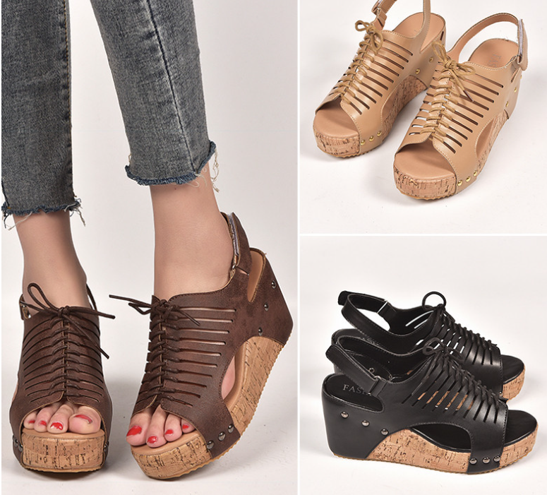 Fish Mouth Roman Sandals