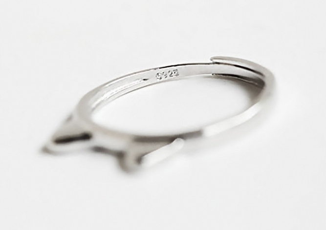 Adorable Cat Ear Ring - Gold