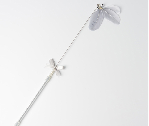 Acrylic Handle Cat Teaser Wand - Image 2