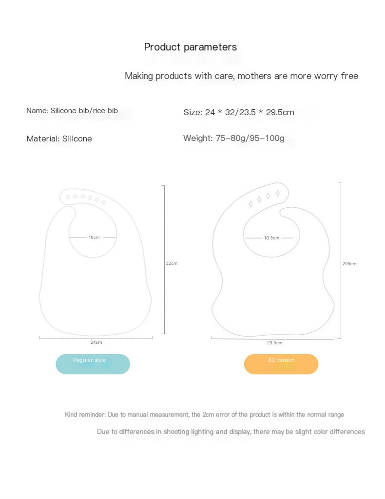 Baby Feeding Bib Design 1