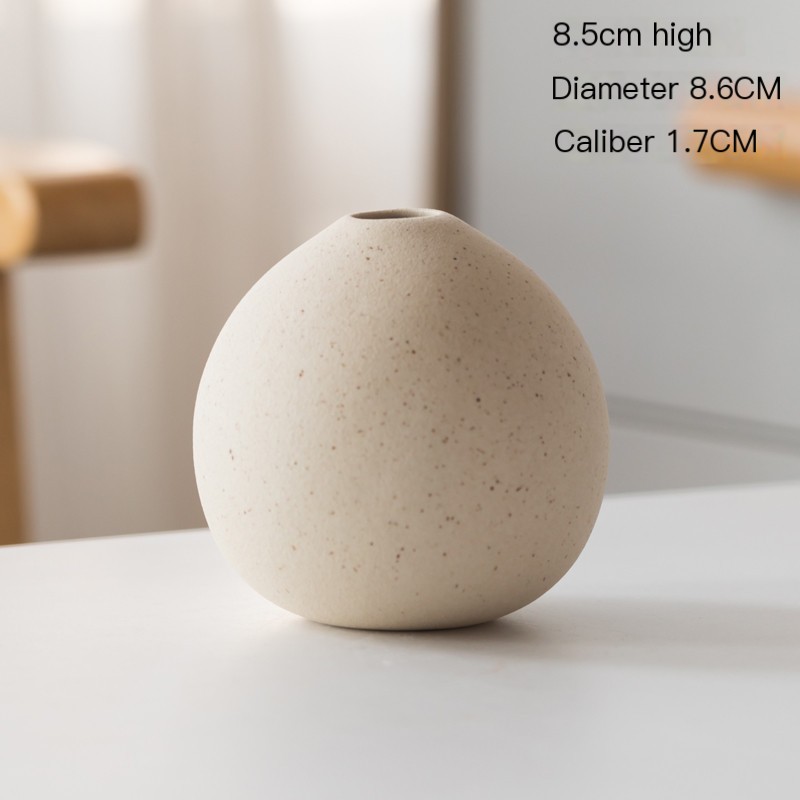 Pastoral style handicraft ceramic vase (one) image