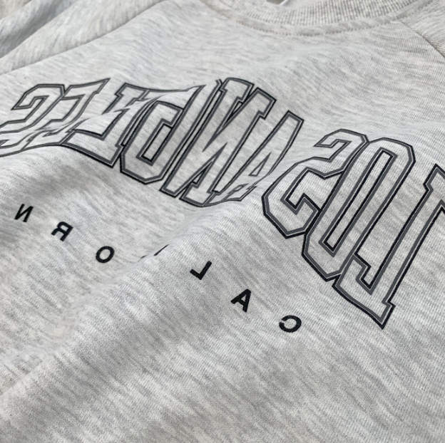 Letter Print Crew Neck Pullover Sweatshirt 6