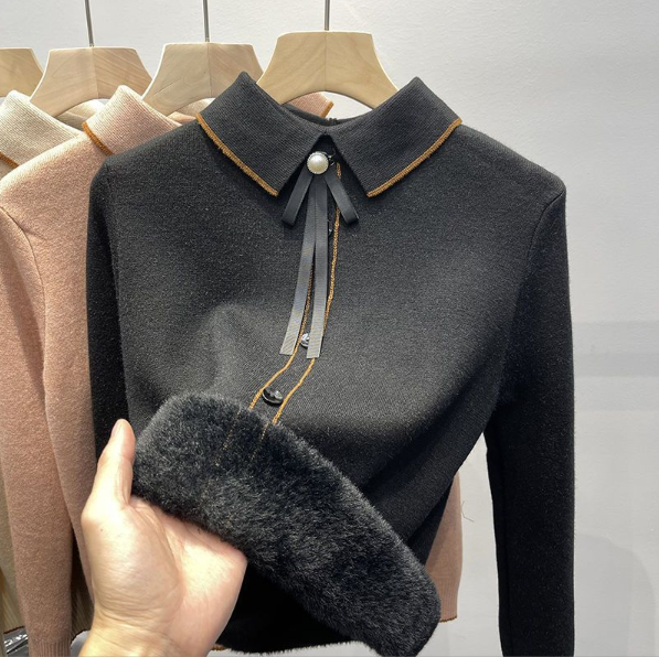 Casual Chenille Blouse Image 6