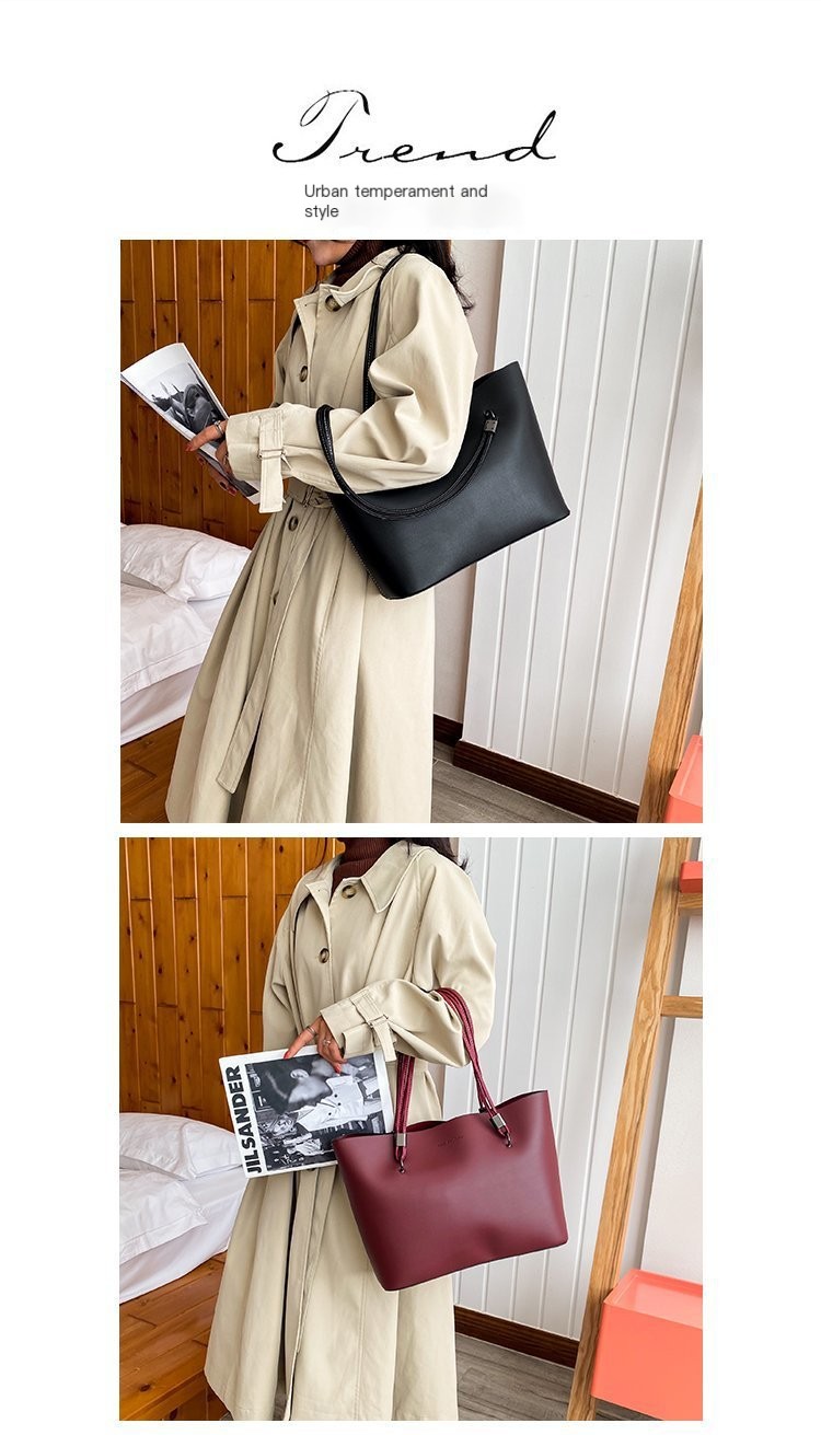 Cross-Border Large Capacity Bag - Light Brown