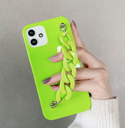 Fluorescent Love Heart Bracelet Phone Case - Image 1