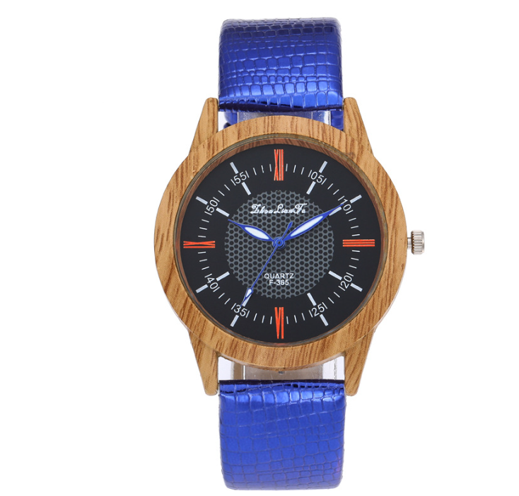 Leather and Wood Watch 6