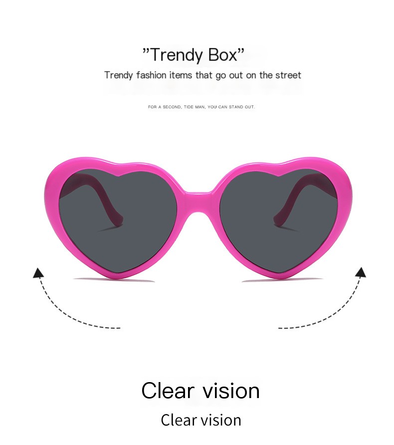 Heart-shaped Sunglasses Style 3