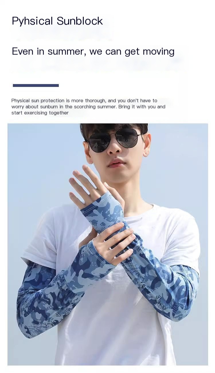 Men's Long Sun Protection Sleeves - Image 1