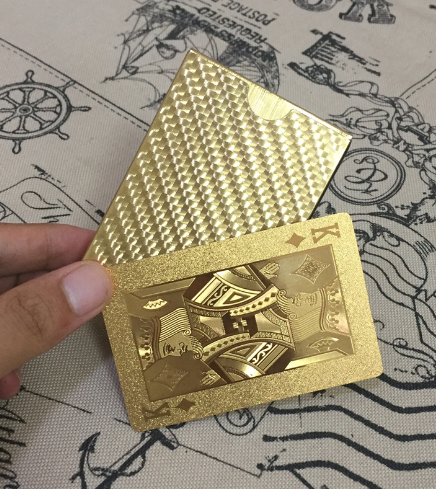 Gold Poker Cards Image 2