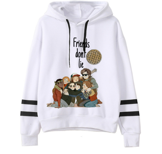 Stranger Things Striped Hoodie