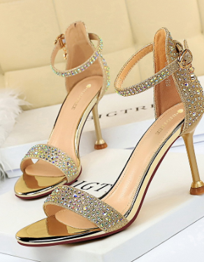 Rhinestone Sandals Image 2