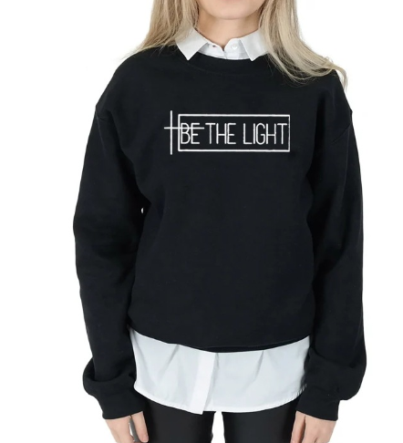 BE THE LIGHT Sweatshirt - Image 1