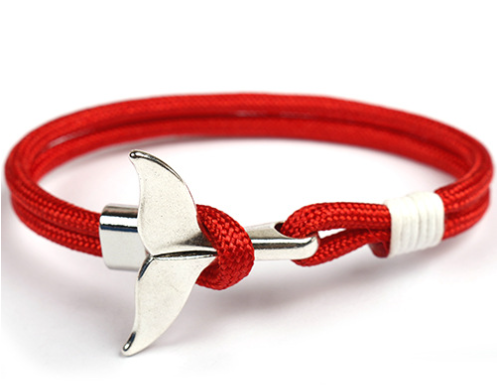 Whale Tail Bracelet Design