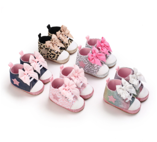Leopard Print Baby Shoes