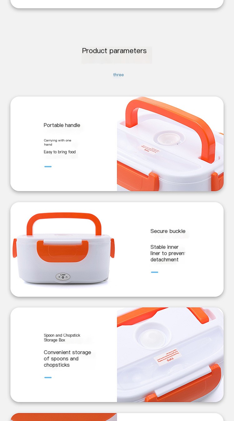 Lunch Box in Different Colors