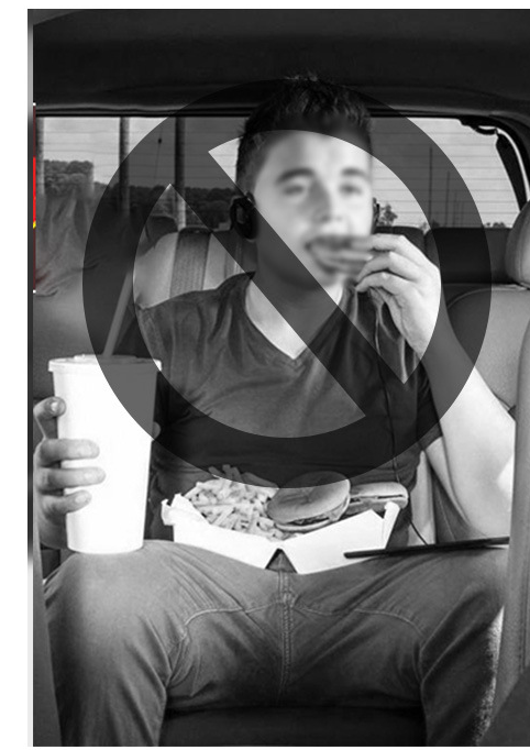 Car Backseat Dining Table Image 1