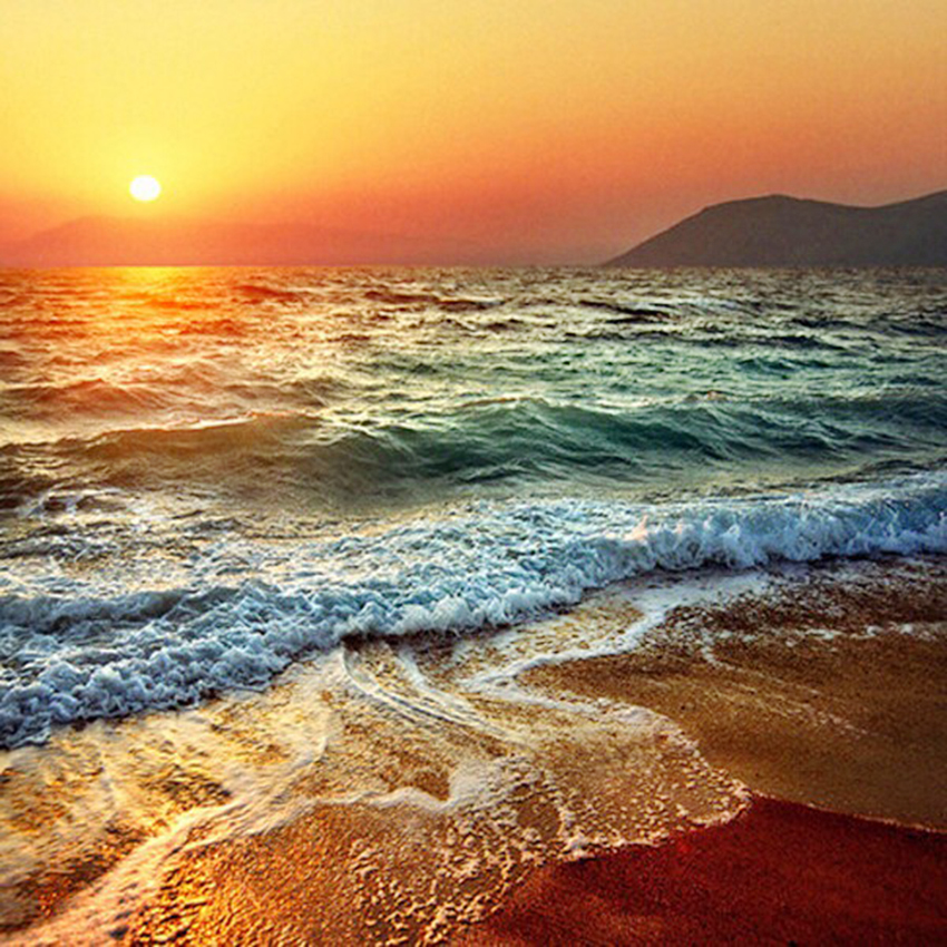 Sunset Ocean Diamond Painting