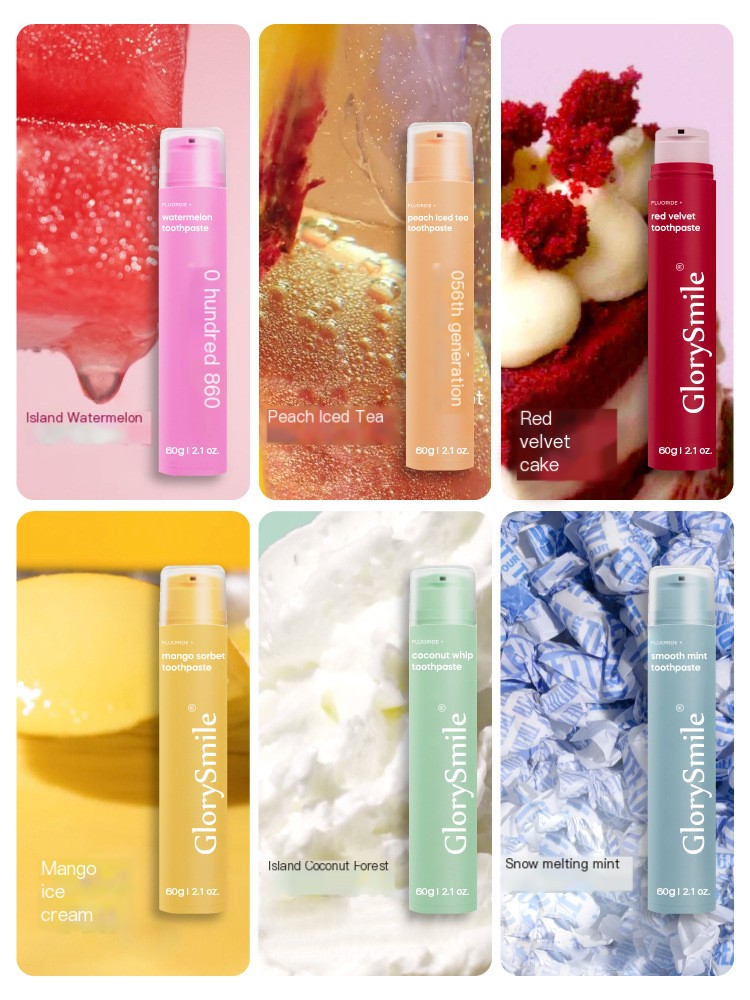 Fruity Whitening Toothpaste Packaging