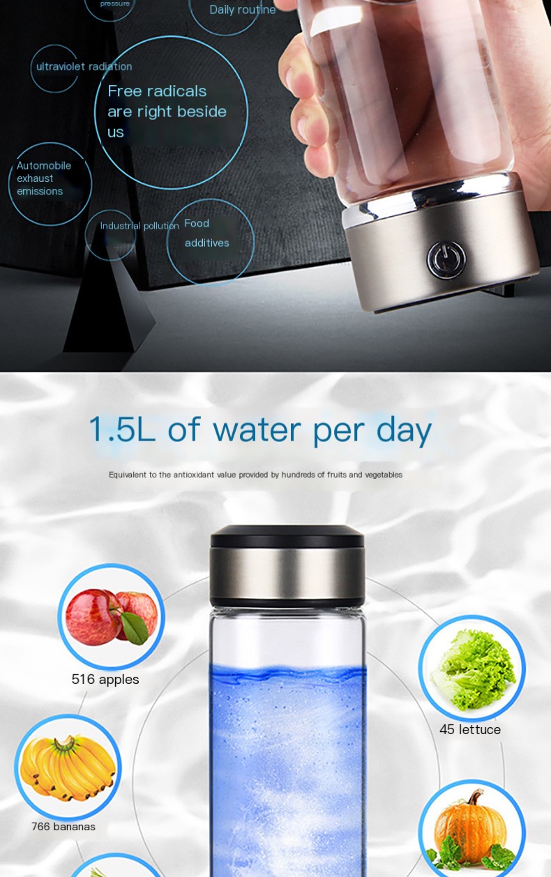Quantum Hydrogen Water Cup Image 2