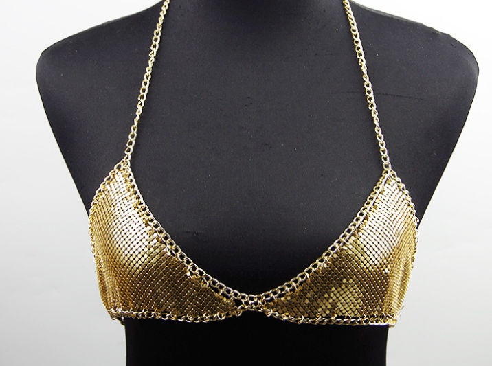 Exaggerated Body Chain Silver