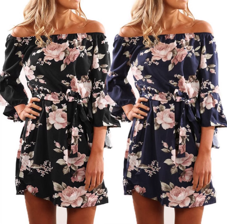 Fashionable dress look