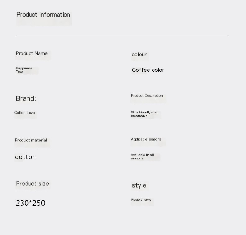 Happy Tree Cotton Gauze Blanket Image 5