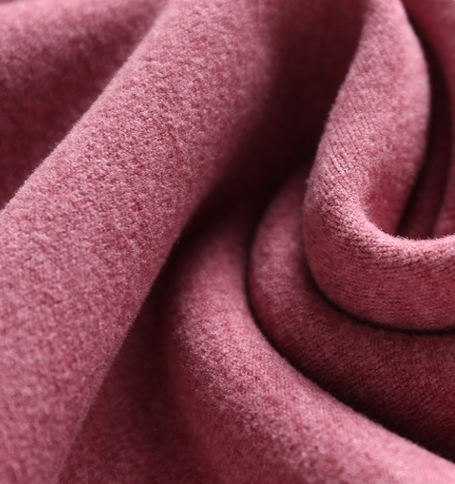 Women's Lamb Cashmere Thermal Set - Purple Colour Option Front View HS:611011 Age:Adult Gender:Female Origin:CN