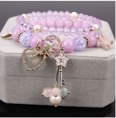 Pink Crystal Bracelet