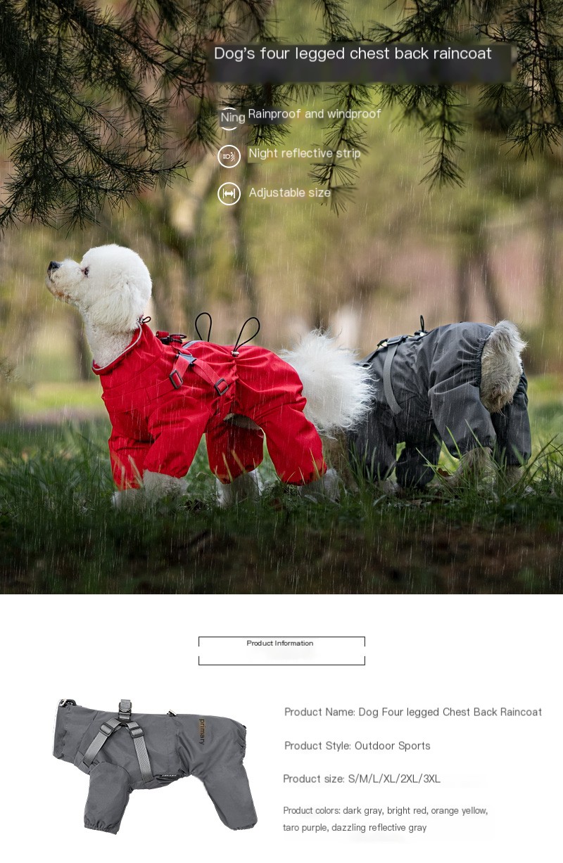 Dog Raincoat Image 1