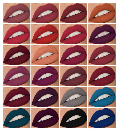 Matte Lip Gloss Application