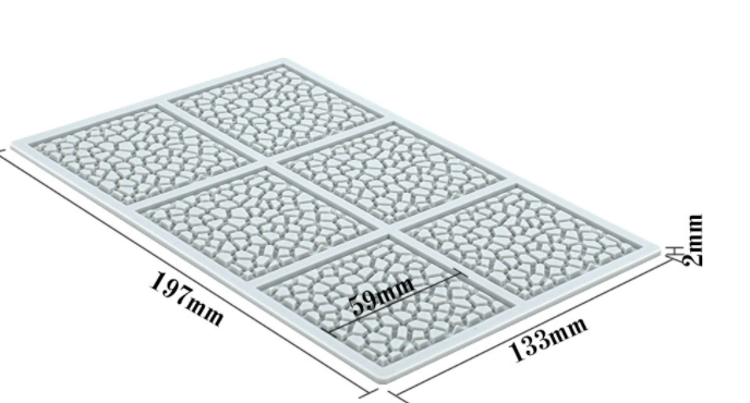 Border Decoration Lace Mold