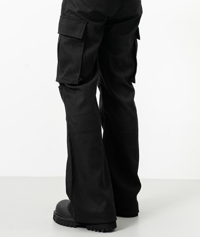 Men's Trendy Tide Straight Black Pants - Image 4