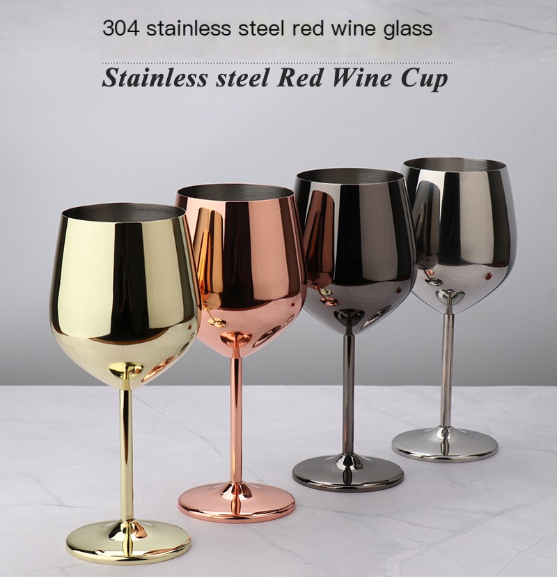 Stainless Steel Wine Glass