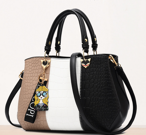 Large Handbag in Light Grey