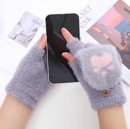 Grey Gloves