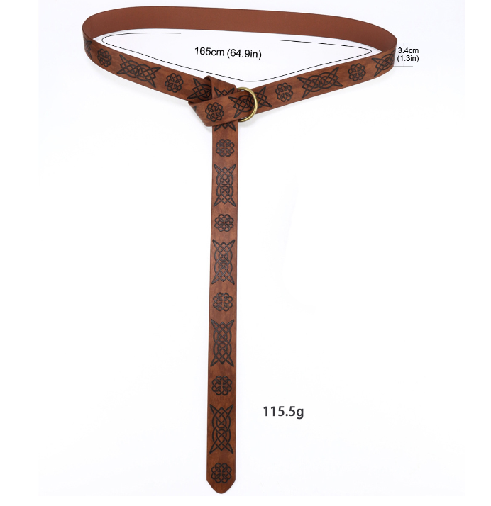 Medieval Leather Belt Image 3