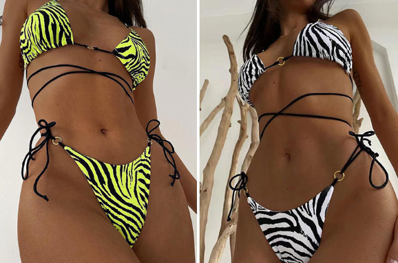 Tiger Pattern Swimwear