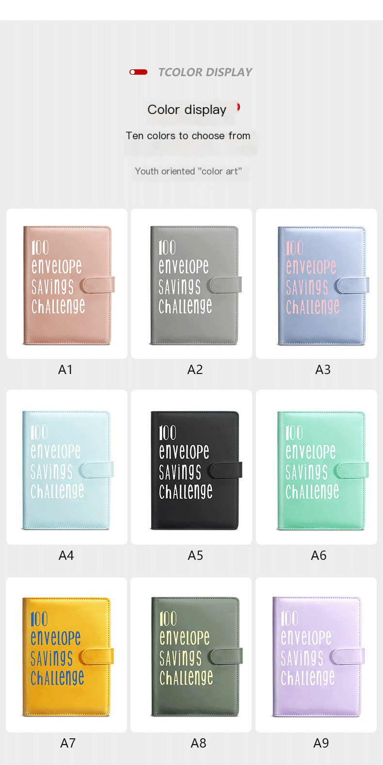 Different variations of the notebook
