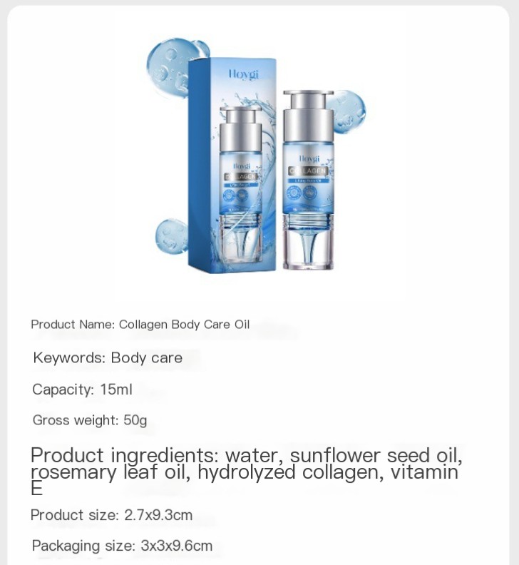 Beauty Women Collagen Body Oil