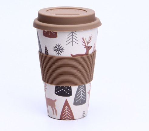 Bamboo Fiber Coffee Cup Image 2