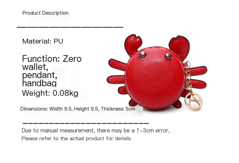 Crab Coin Purse Image 1