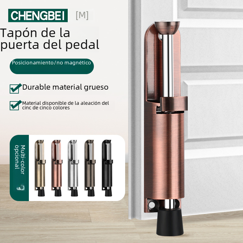 Foot door stop door locator brake door suction invisible anti-collision pedal door stop door touch stop door touch image