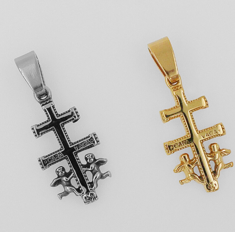 COLLIER CROIX DE LORRAINE Pendant