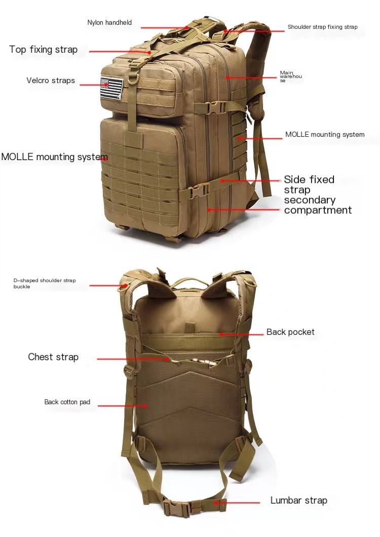 3P Tactical Assault Backpack Image 3